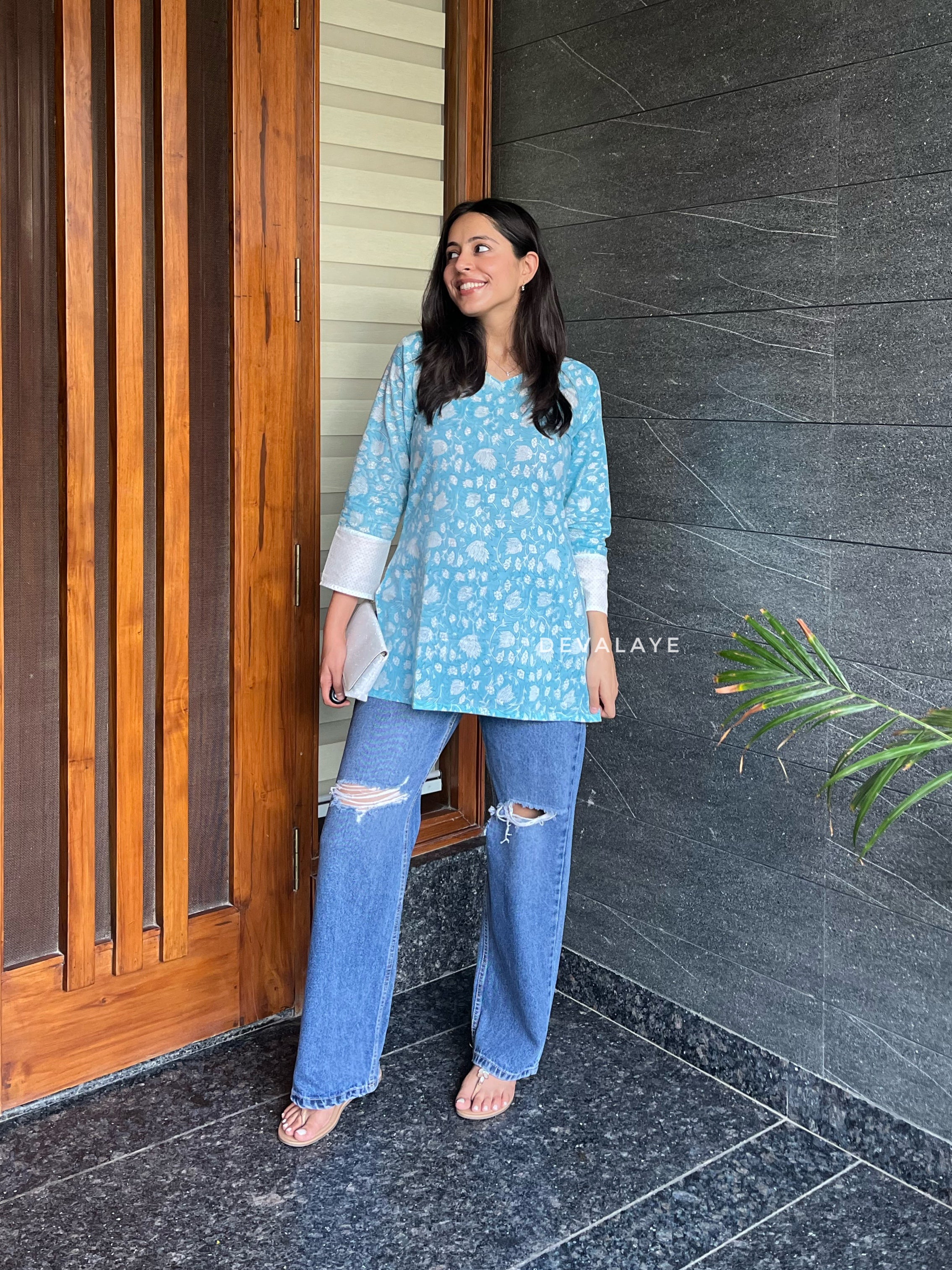 Sara Top Blue
