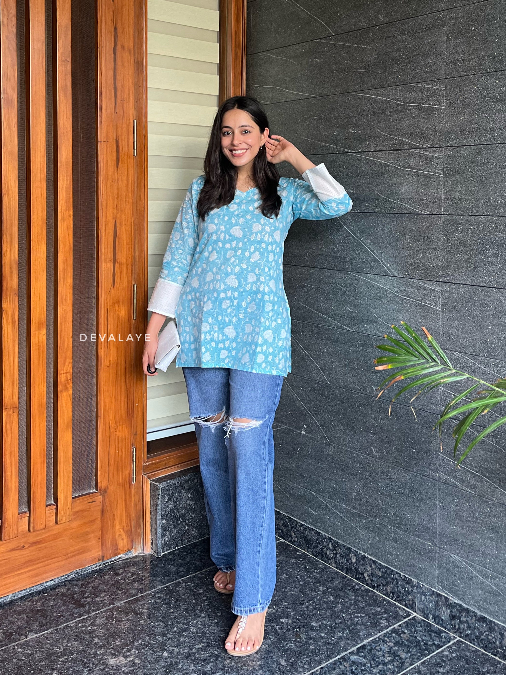 Sara Top Blue