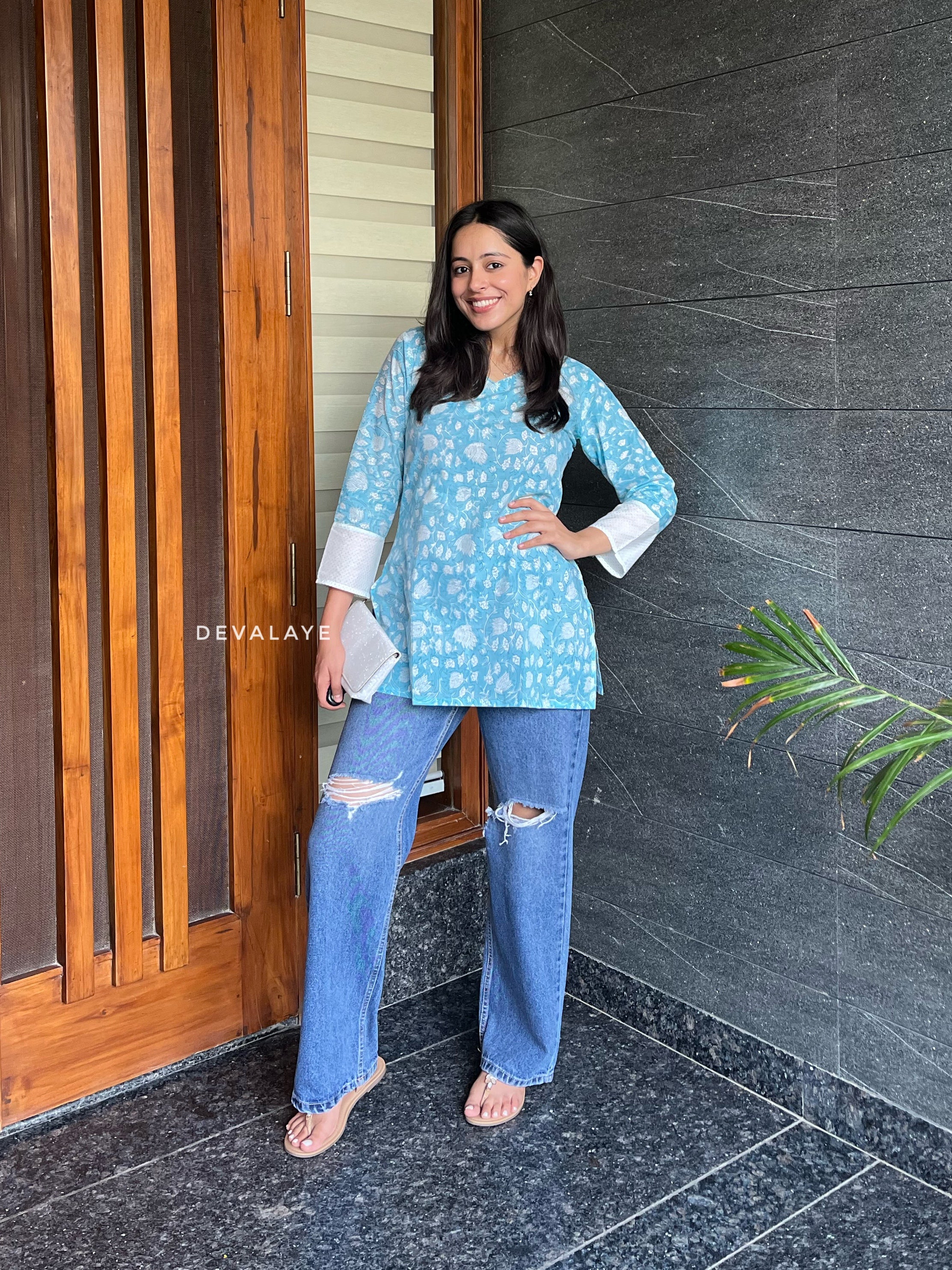 Sara Top Blue