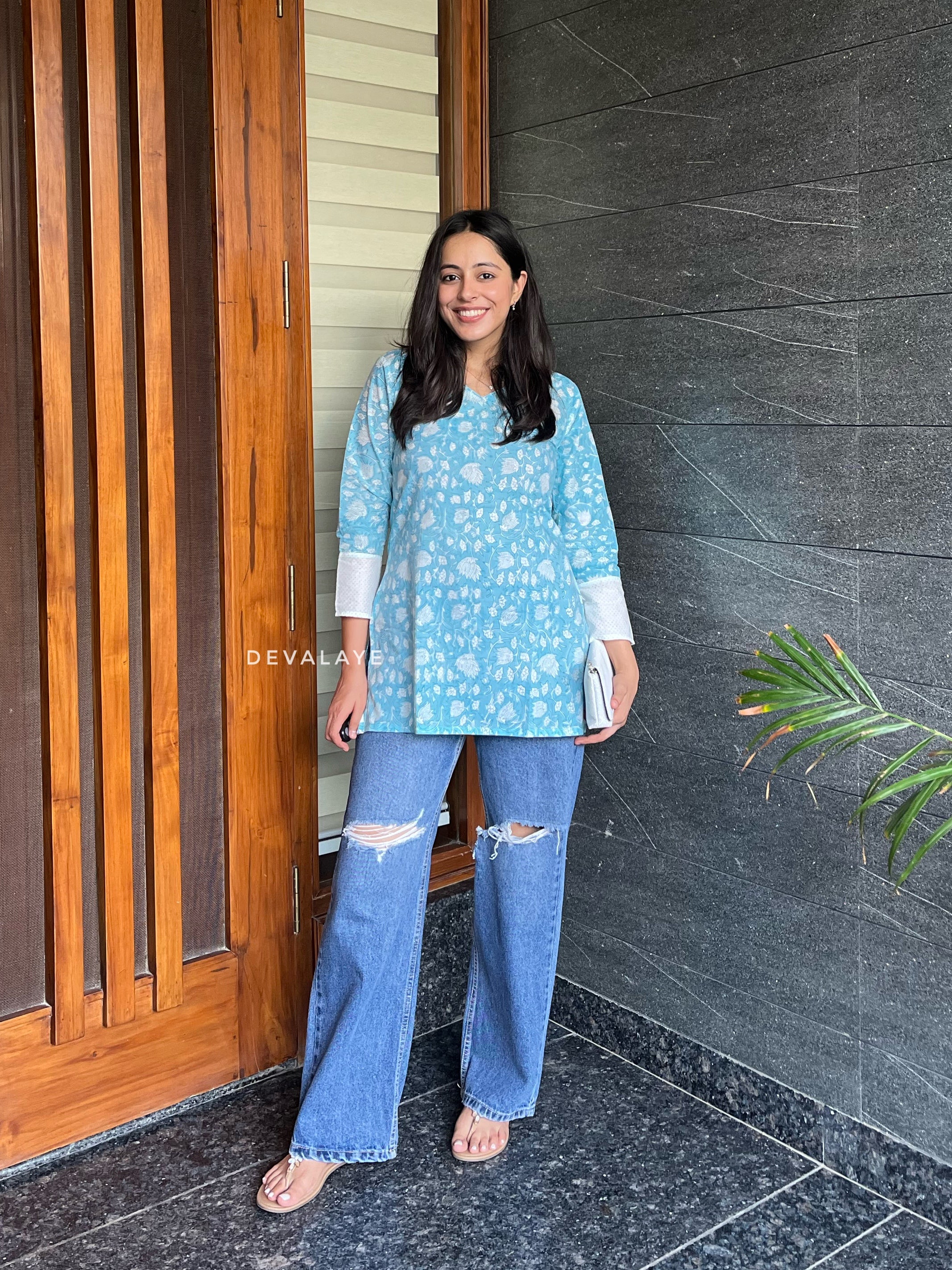 Sara Top Blue