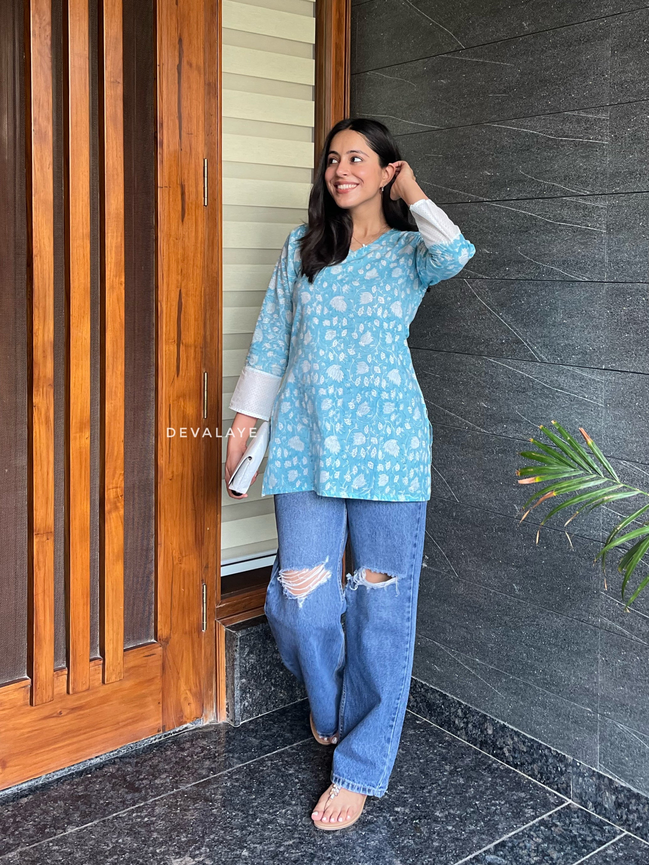Sara Top Blue