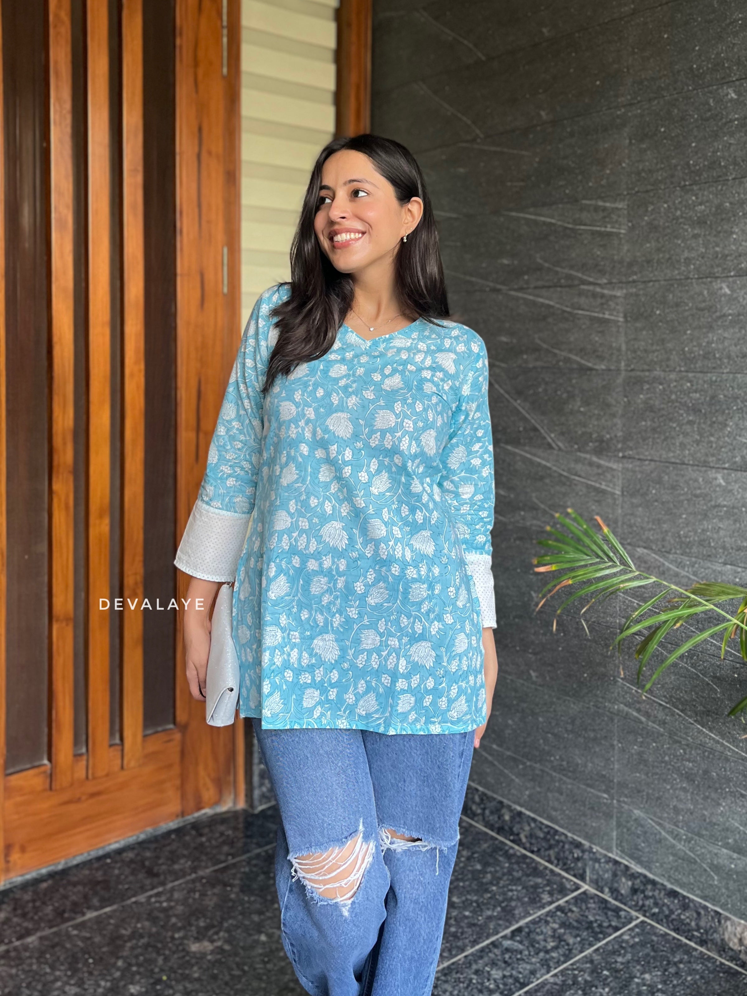 Sara Top Blue